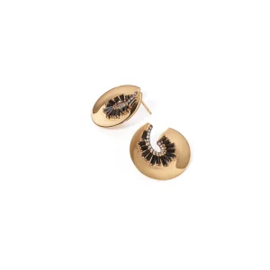 Aperture Bypass Hoops - Black Spinel