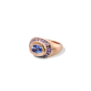 Armory Ring - Violet Sapphire