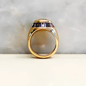 Armory Ring - Violet Sapphire