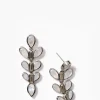 Arrow Earrings - Pyrite & Rainbow Moonstone