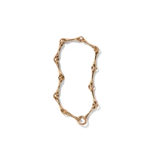 Baton Chain Bracelet with Invisible Clasp