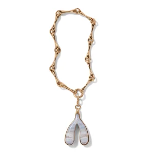 Baton Chain Bracelet with Invisible Clasp