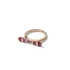 Baton Ring - Rubellite