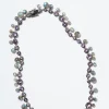 Bubble Tiered Rivière Necklace - Rose of France & Labradorite