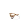 Bump Ruched Ring - Diamond