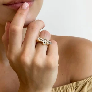 Byzantine Half Moon Ring