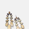 Cascade Earrings - Rutilated Quartz