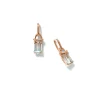 Chevron Drop Earrings - Bi-Color Tourmaline
