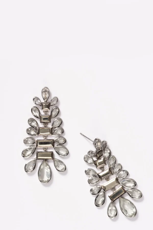 Conifer Earrings - Pyrite & Green Amethyst