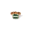 Crown & Head Ring - Green Tourmaline