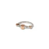 Deco Steamer Ring - Diamond