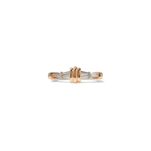 Deco Steamer Ring - Diamond