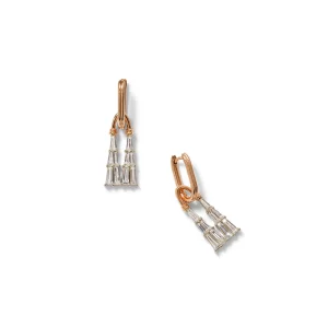 Deco-Tassel Earrings - Diamond