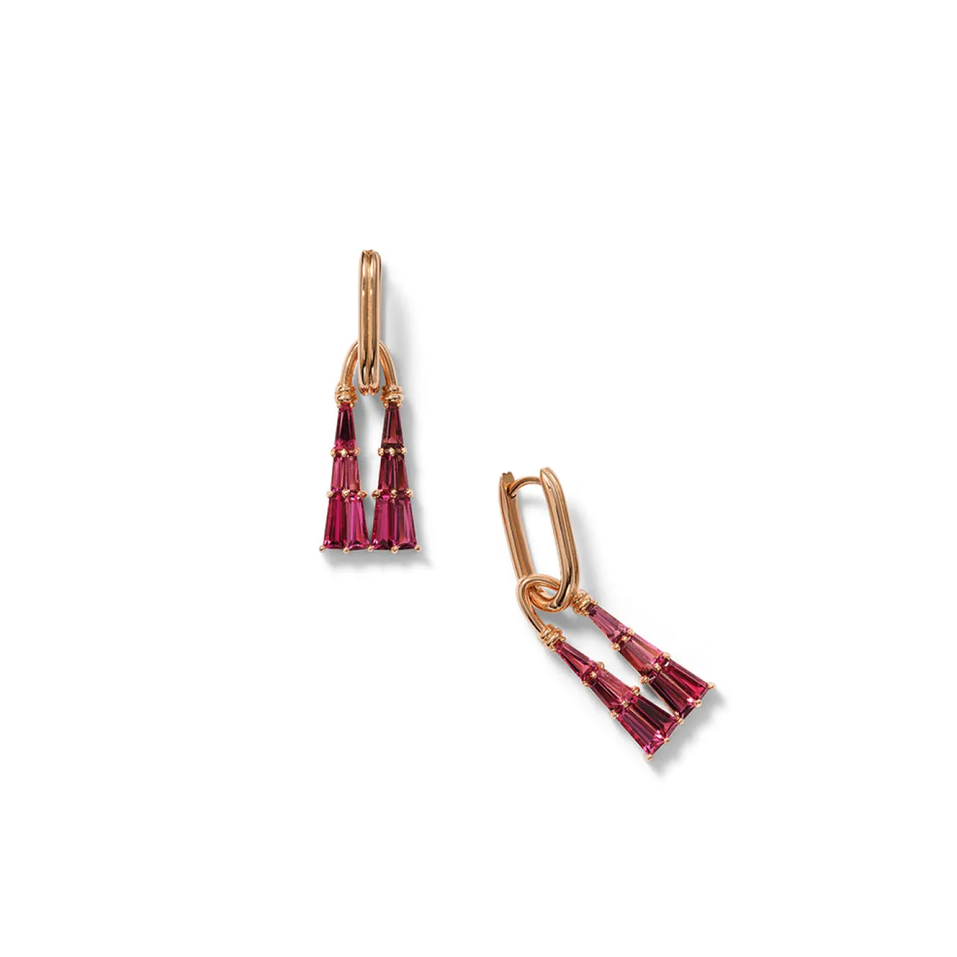 decotassel_earrings__rube_0.webp Deco-Tassel Earrings - Rubellite
