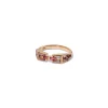 Double Forçat Ring - Multi Color Spinel