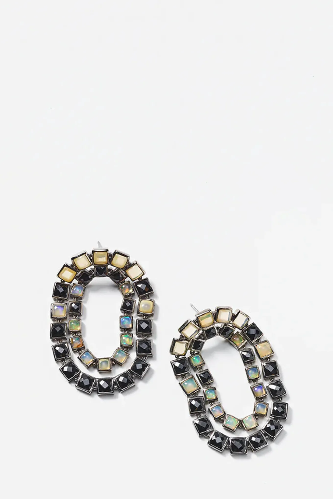 double_loop_earrings__bla_0.webp Double Loop Earrings - Black Spinel & Ethiopian Opal