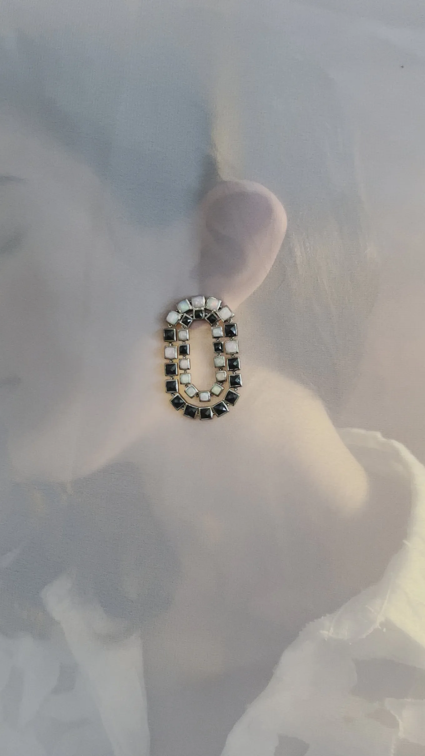 double_loop_earrings__bla_2.webp Double Loop Earrings - Black Spinel & Ethiopian Opal