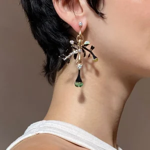 Entwine Earrings - Blue Tourmaline