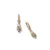 F Bomb Earrings - Aquamarine & Green Tourmaline