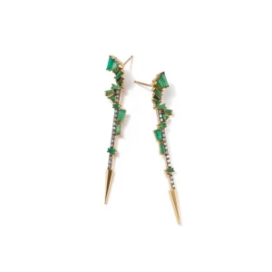 Filly Earrings - Emerald