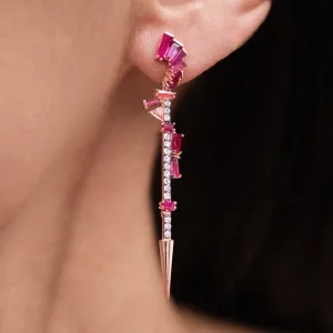 Filly Earrings - Ruby