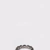 Graduated Dot Ring - Labradorite & Rose of France