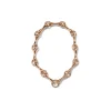 Heavy Baton Chain Bracelet With Invisible Clasp