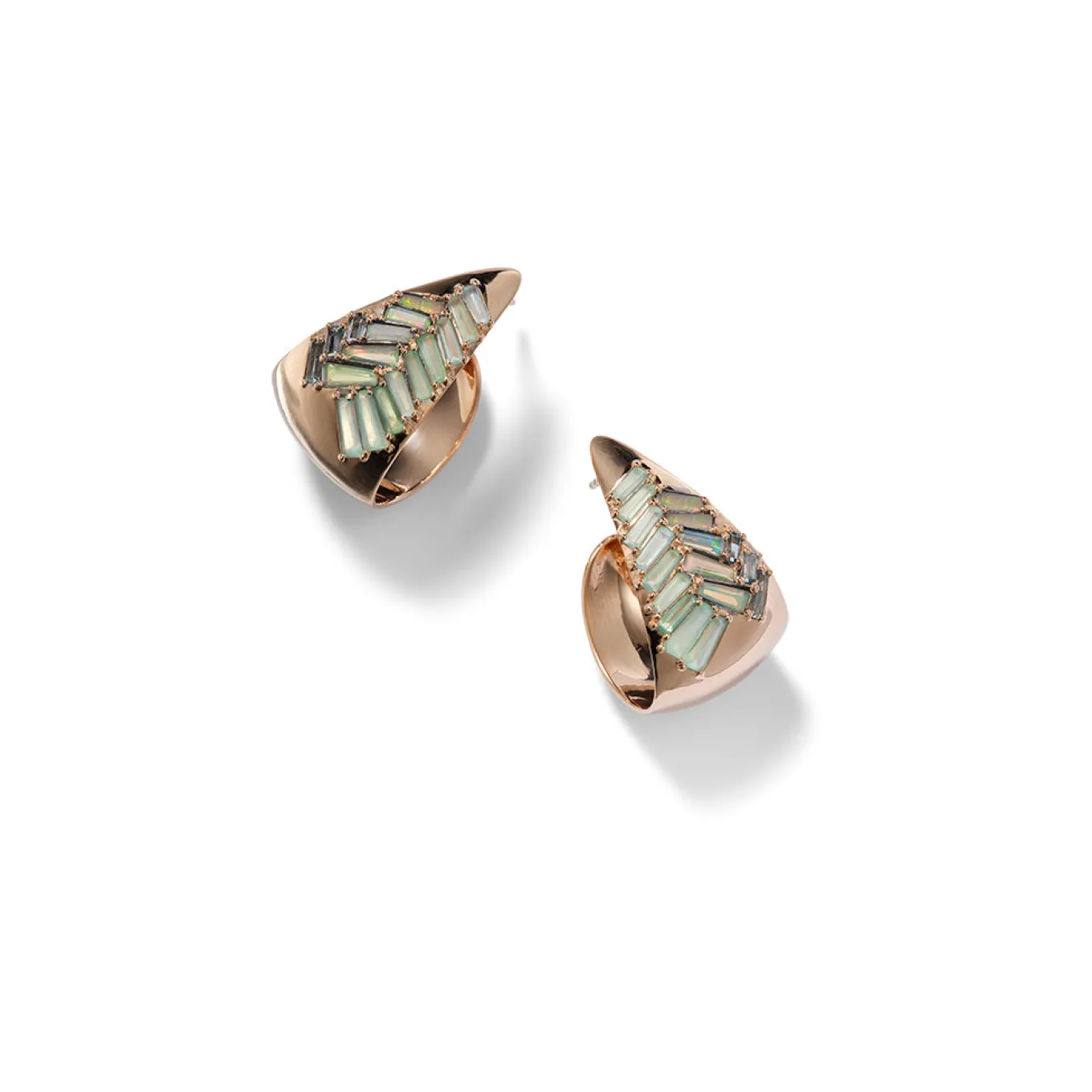 herringbone_hoops__blue_p_0.webp Herringbone Hoops - Blue Peruvian Opal, Aquamarine & Ethiopian Opal