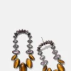 Kimono Earrings - Tiger's Eye