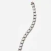 Large Deco-Tile Tennis Bracelet - Rainbow Moonstone
