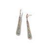 Large Oar Earrings - Aquamarine