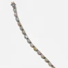 Large Scallop Tennis Bracelet - Labradorite