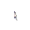 Large Single Baton Ear Cuff - Tanzanite