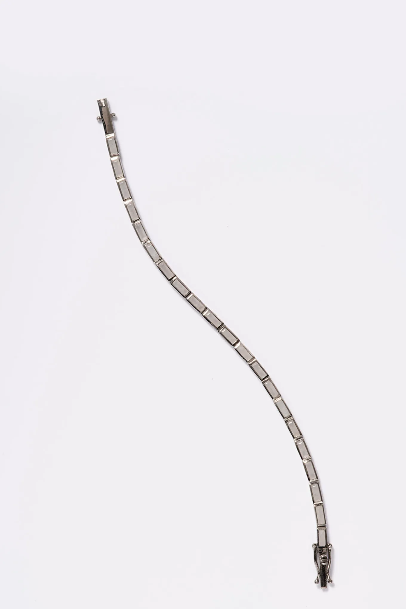linear_baguette_tile_brac_0-1.webp Linear Baguette Tile Bracelet - White Agate