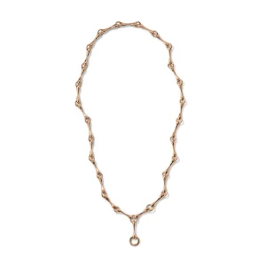 Long Baton Chain Necklace - Invisible Clasp