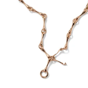 Long Baton Chain Necklace - Invisible Clasp