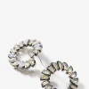 Marabou Bypass Hoops - Ethiopian Opal