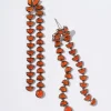 Marabou Earrings - Carnelian