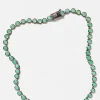 Mini Dot Rivière Necklace - Chrysoprase