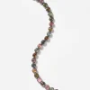 Mini Dot Tennis Bracelet - Multi Tourmaline