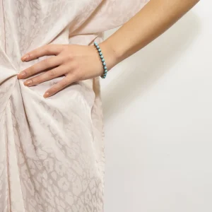 Mini Dot Tennis Bracelet - Turquoise