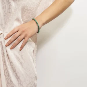 Mini Dot Tennis Bracelet - Chrysoprase