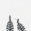 Mini Raindrop Earrings - Black Spinel