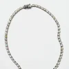 Mini Tile Rivière Necklace - Ethiopian Opal