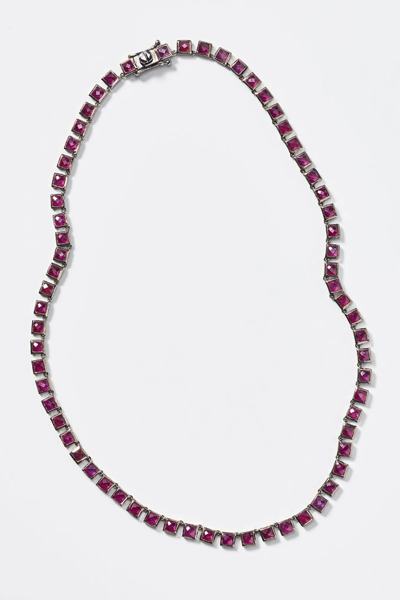 mini_tile_rivire_necklace_0-8.webp Mini Tile Rivière Necklace - Ruby
