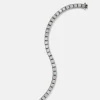 Mini Tile Tennis Bracelet - Rainbow Moonstone