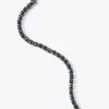 Mini Tile Tennis Bracelet - Black Spinel
