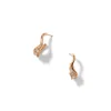 Nestled Ruched Hook Hoops - 18mm