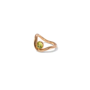 One of a Kind Ring - Nestled Solitaire - Sphene