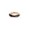 Origami Chapeau Ring - Black Spinel